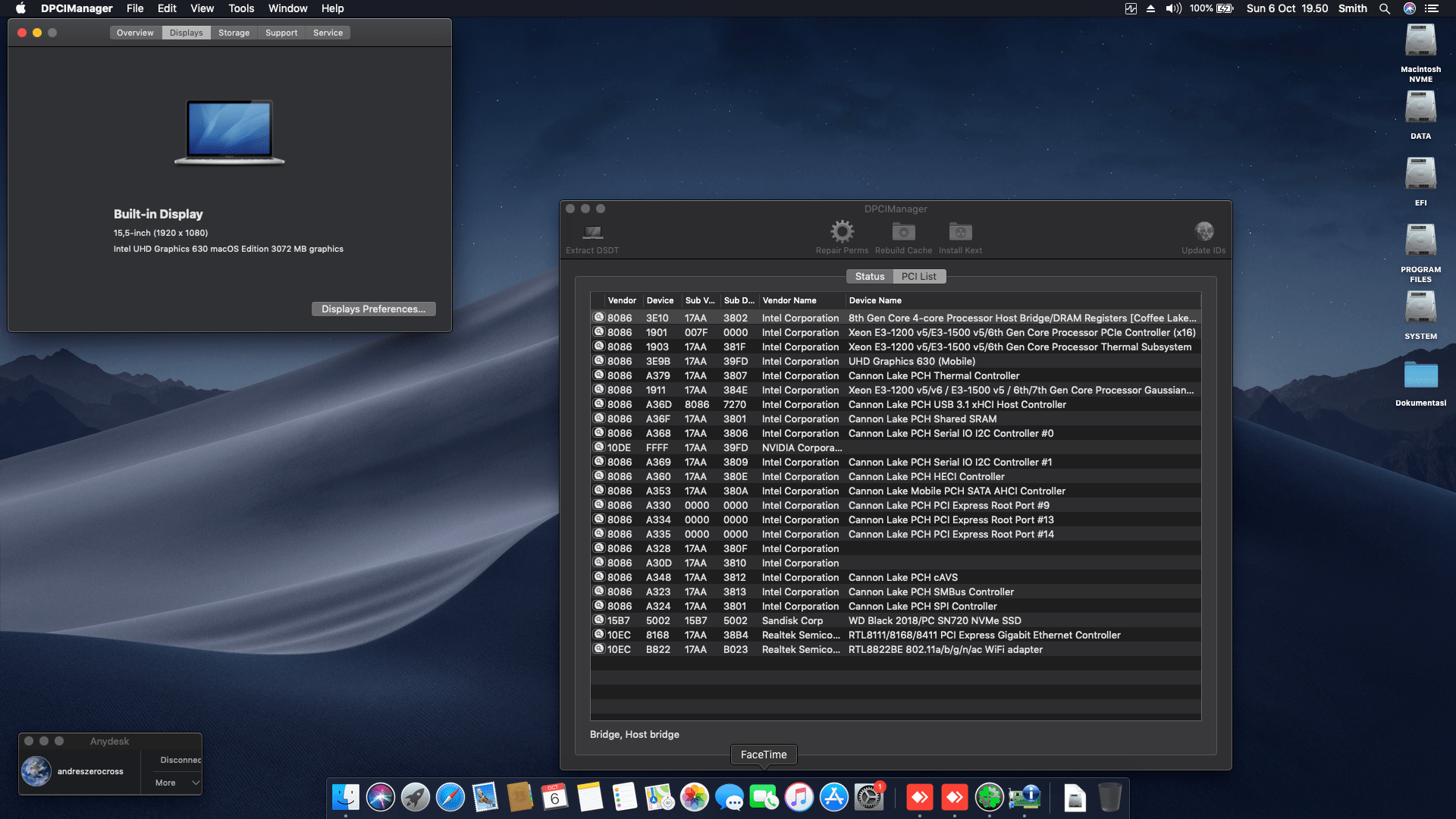 Lenovo Legion Y530 [CoffeeLake   Intel UHD 630 + I2C] 2